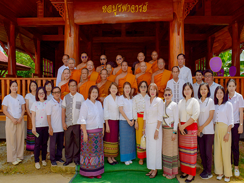 ร่วมงานประเพณีหล่อเทียนจำนำพรรษา ต.หัวฝาย ประจำปี 2568